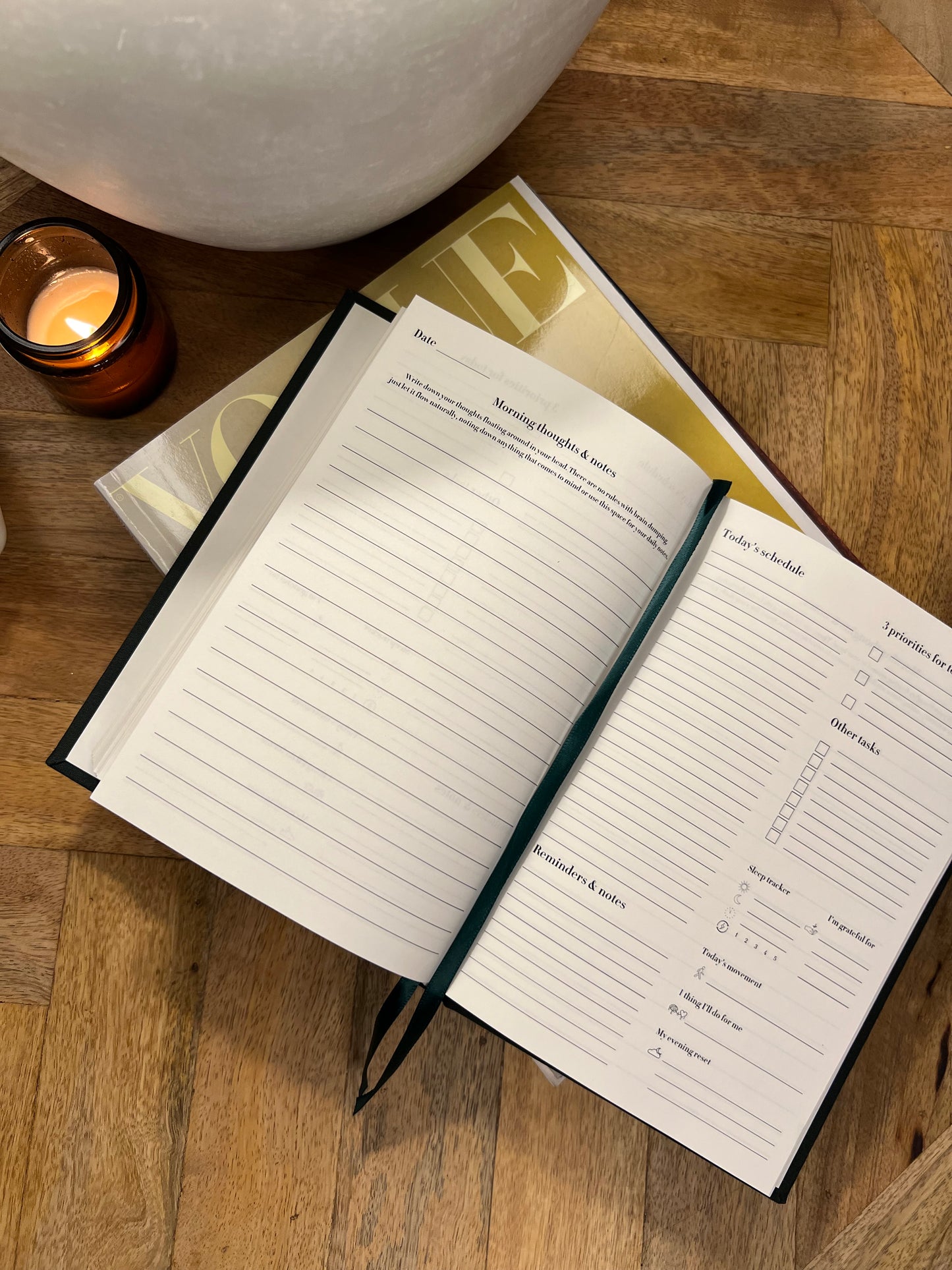 Undated Daily Productivity Planner