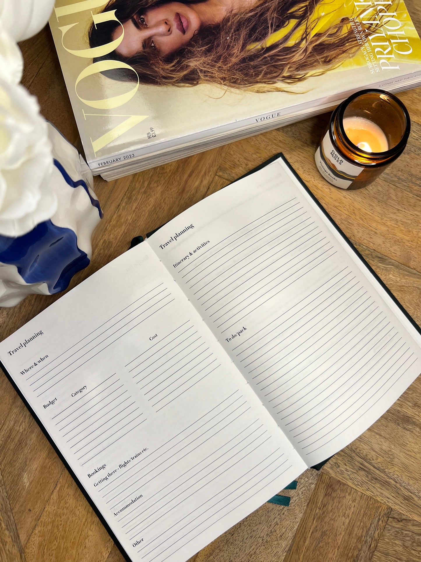 Undated Daily Productivity Planner