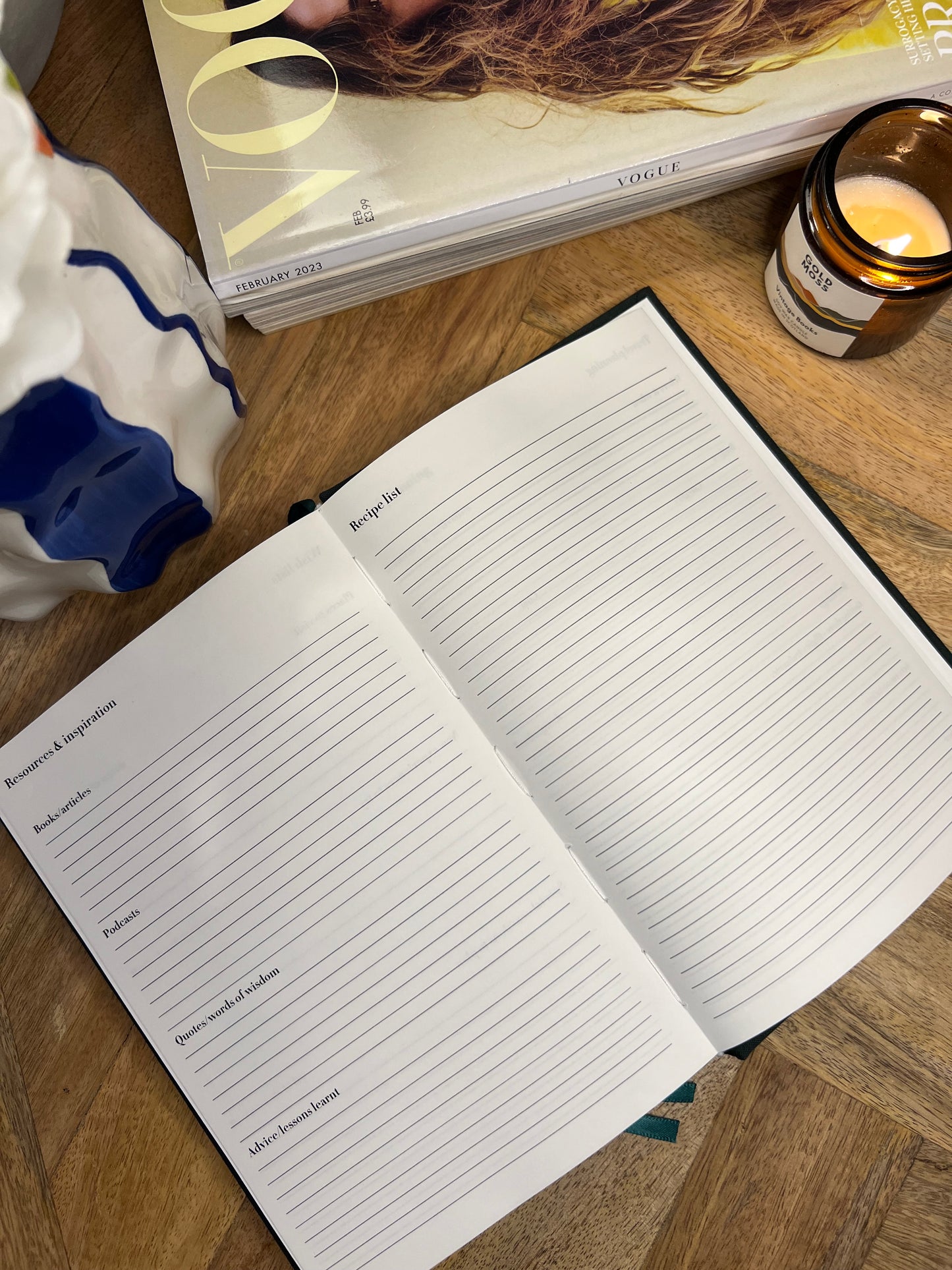 Undated Daily Productivity Planner