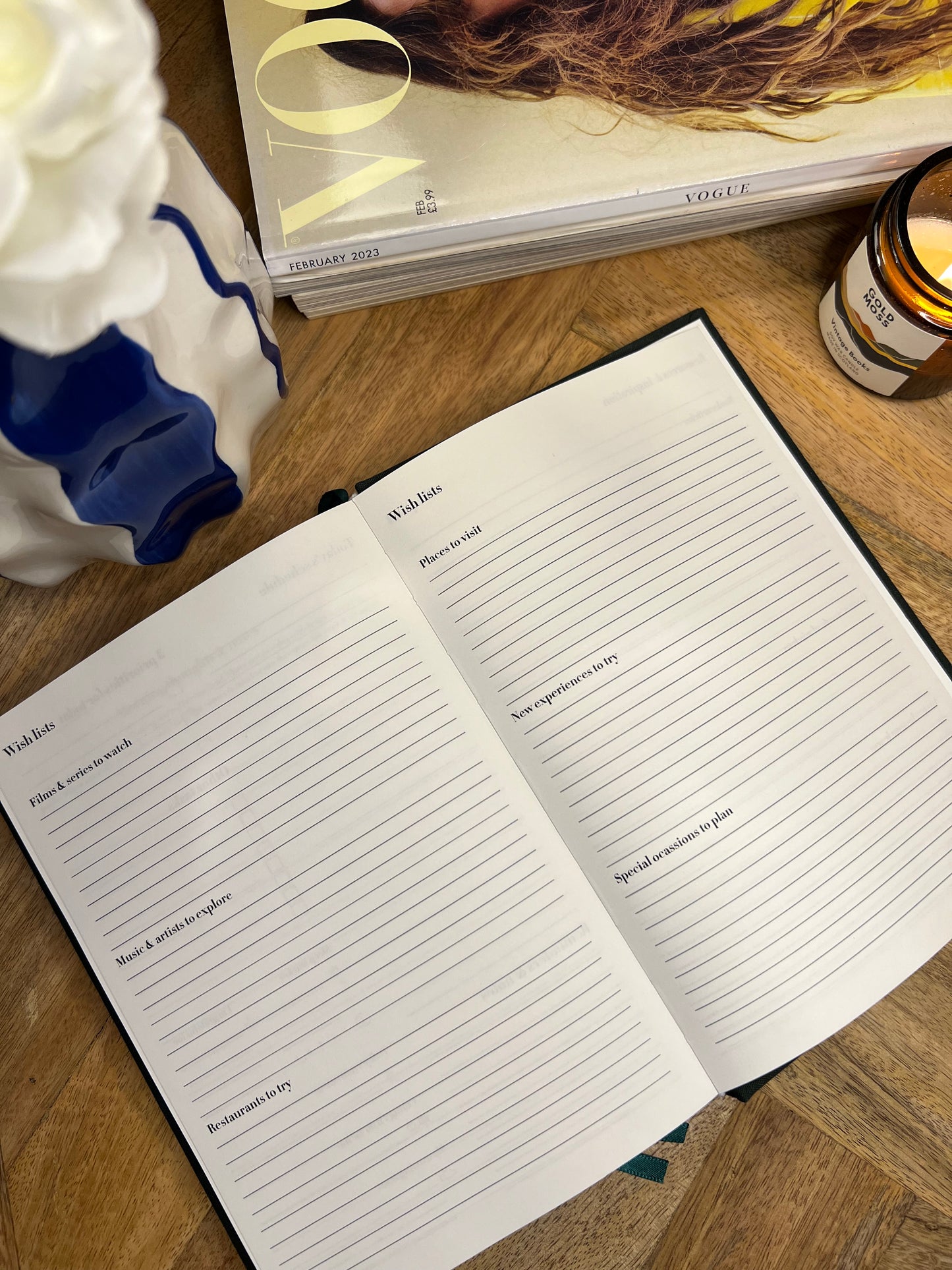 Undated Daily Productivity Planner